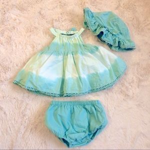 Tommy Bahama Baby girl 3 pc sunsuit